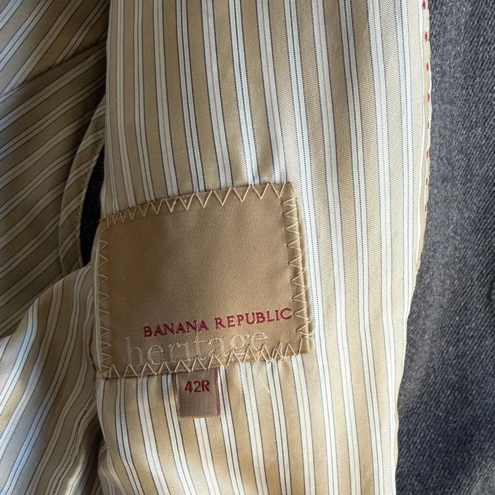 Banana Republic Dark Gray Military Jacket